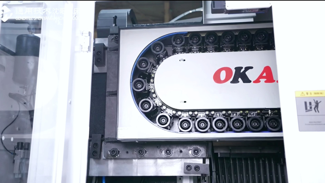 Centro de usinagem vertical VMC1100P Estrutura do quadro de pórtico de alta rigidez 4 eixos Máquina de fresagem CNC