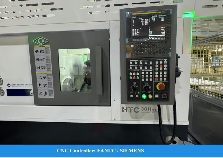 SMTCL Centro de torneamento horizontal HTC30Hm 12 estações de força horizontal torreta máquina de torneamento CNC