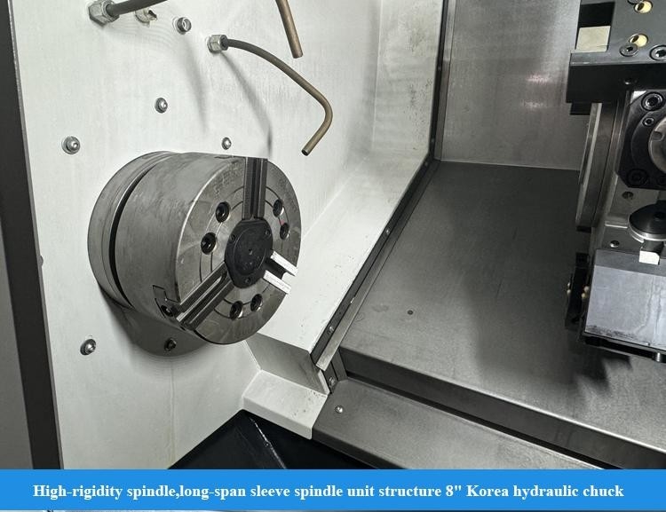 SMTCL Centro de torneamento horizontal HTC30Hm 12 estações de força horizontal torreta máquina de torneamento CNC