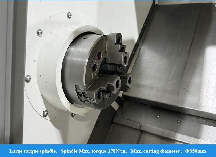 SMTCL CNC Turning Center Long-span Spindle HTC40Hm BMT55 Servo Power Turret CNC Turning Center com eixo Y