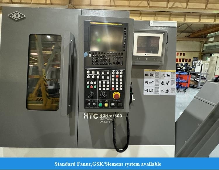 SMTCL CNC Lathe Mill Combo Machine HTC40Hm BMT55 Acionado Turret Horizontal CNC Turning Center