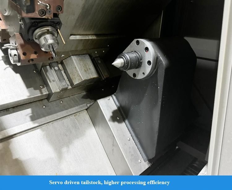 SMTCL BMT55 CNC Turning Center HTC40Hm 12 Posições Power Turret CNC Lathe Mill Combo Com Eixo Y