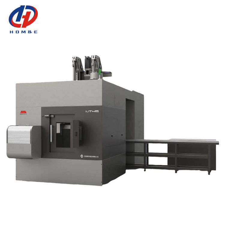 Linha de produção automática de carregamento e descarregamento automático de torno CNC vertical invertido IVT45