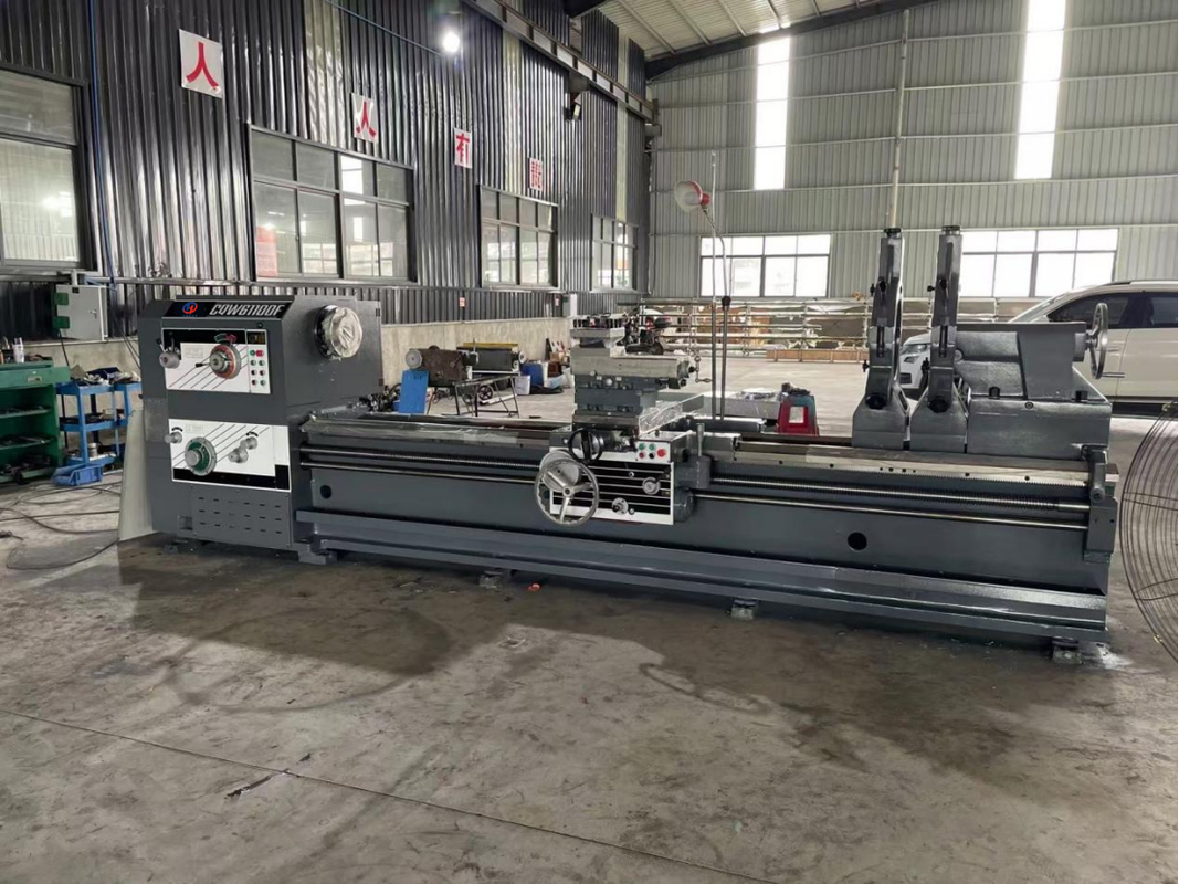 Torno pesado para peças metálicas grandes CQW61100F Torno pesado de corte de grande balanço