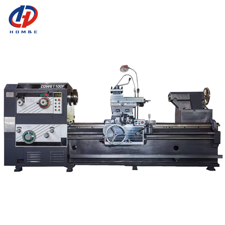 Máquina de torno horizontal de trabalho pesado de 12 m tipo piso CW6180F Torno de torneamento universal