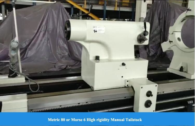 Torno Mecânico Manual para Serviços Pesados de 10M CW61100D Largura da Cama 755mm Torno Mecânico para Serviços Pesados