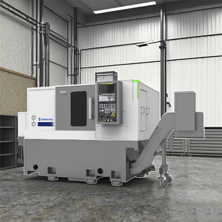 Torno CNC de Precisão HTC30Q Centro de Torneamento CNC SMTCL Torno CNC de Bancada Inclinada Horizontal