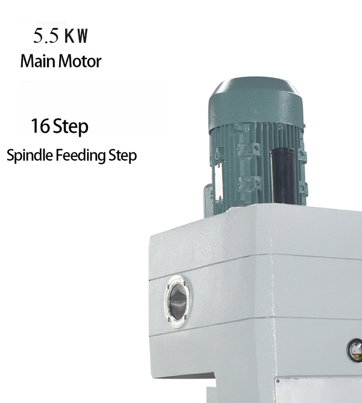 Máquina de perfuração radial Z3063 Alimentação manual Mudança de velocidade hidráulica 50mm Diâmetro de perfuração