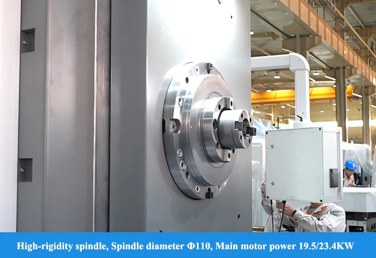SMTCL Máquina de perfurar de fresagem horizontal TK6511 Máquina de fresagem CNC SIEMENS Sistema 5 Centro de usinagem de eixo