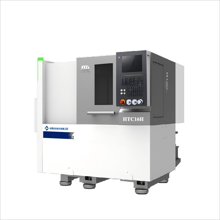 SMTCL Alta precisão Pequenas peças de usinagem 5000rpm A2-5 Fuso Servo Turretas Horizontais HTC16H Slant Bed CNC Torno