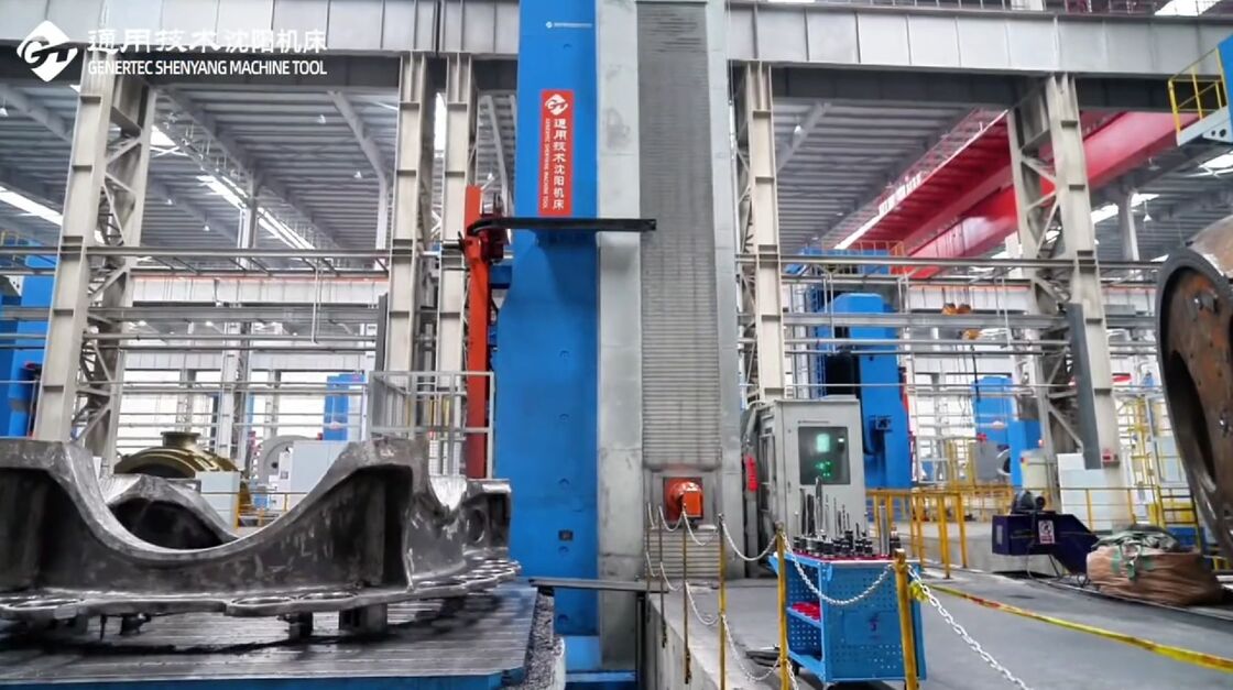 Centro de usinagem de fresamento e furação tipo chão de uso geral SMTCL P-Force para a indústria de energia eólica