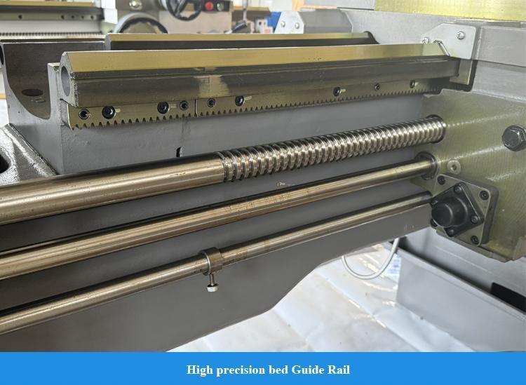 SMTCL Alta precisão Alta rigidez de corte de flange de metal Torno comum CA6140a/1000mm Torno manual