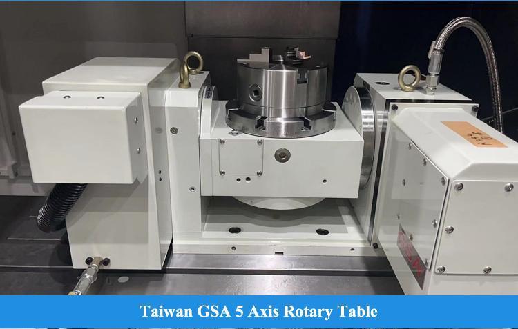 SMTCL FANUC 10000rpm movimento do eixo Y 550mm VMC850Q 4 eixos Centro de usinagem vertical com plataforma giratória