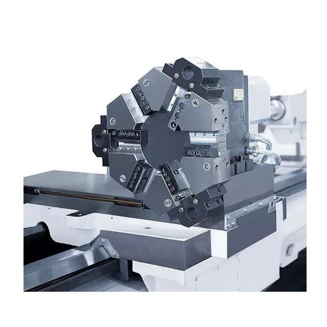 Máquina de torneamento CNC CAK6385 Servo motor 4 estações Torreta Metal CNC Torno