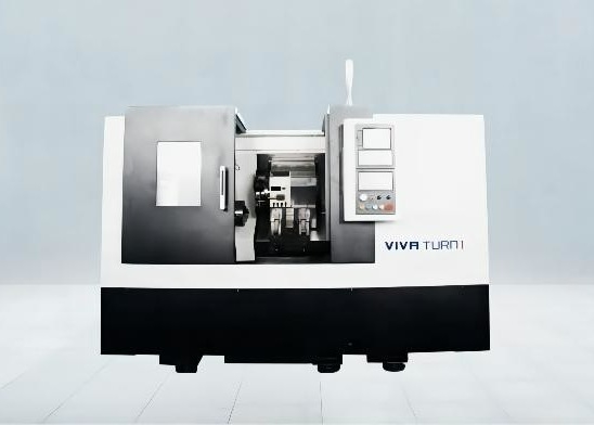 O metal que trabalha a máquina inclinada T1/500 VIVA do torno do CNC da cama GERENCIE resistente