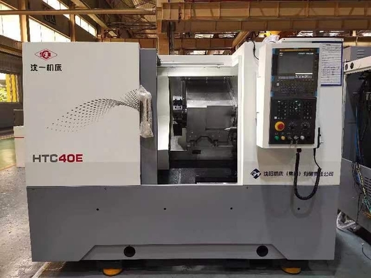 Controle inclinado horizontal SMTCL SYMG do motor GSK988TA Fanuc do torno 15KW 11KW do CNC da cama HTC40E/500