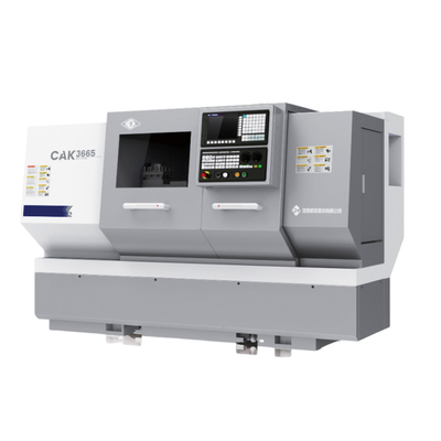 Máquina de torno CNC de cama plana de alta precisão CAK5085 Torno de corte de metal horizontal