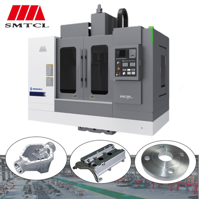SMTCL VMC1100B Máquina de fresagem CNC de 4 eixos para metais Controladores Fanuc 3 eixos Centro de usinagem vertical