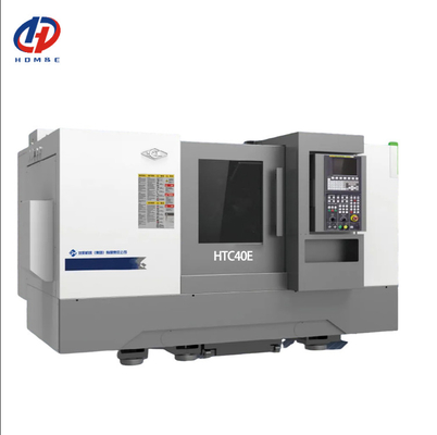 Torno CNC HTC40E Torno CNC de alta precisão horizontal de 30 graus de cama inclinada Torno CNC