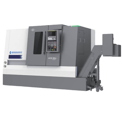 SMTCL Hard Rail CNC Lathe HTC40S Alta rigidez Large Span A2-8 Velocidade do fuso 4000r/min Slant Bed CNC Lathe