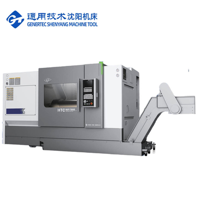 SMTCL Slant Bed CNC Lathe HTC63Q comprimento máximo de corte 3000mm Lathe CNC horizontal