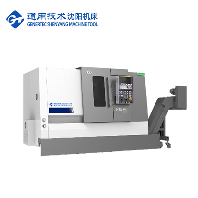 Centro de torneamento CNC HTC40Hm Fuso de manga de comprimento BMT55 Servo Power Turret Centro de torneamento CNC com eixo Y