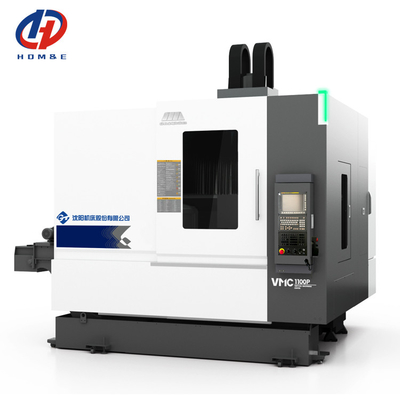 Centro de usinagem vertical VMC1100P Estrutura do quadro de pórtico de alta rigidez 4 eixos Máquina de fresagem CNC