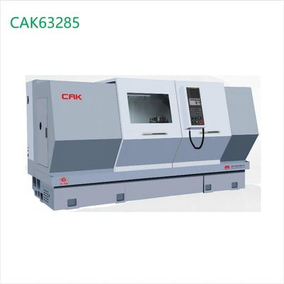 Torno CNC CAK63285 Cama plana Máquina de torno CNC 4 estações torre com servomotor