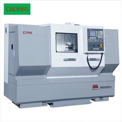 Máquina de torno CNC de cama plana CAK4065 Servo motor 33HZ Torno CNC à prova d'água